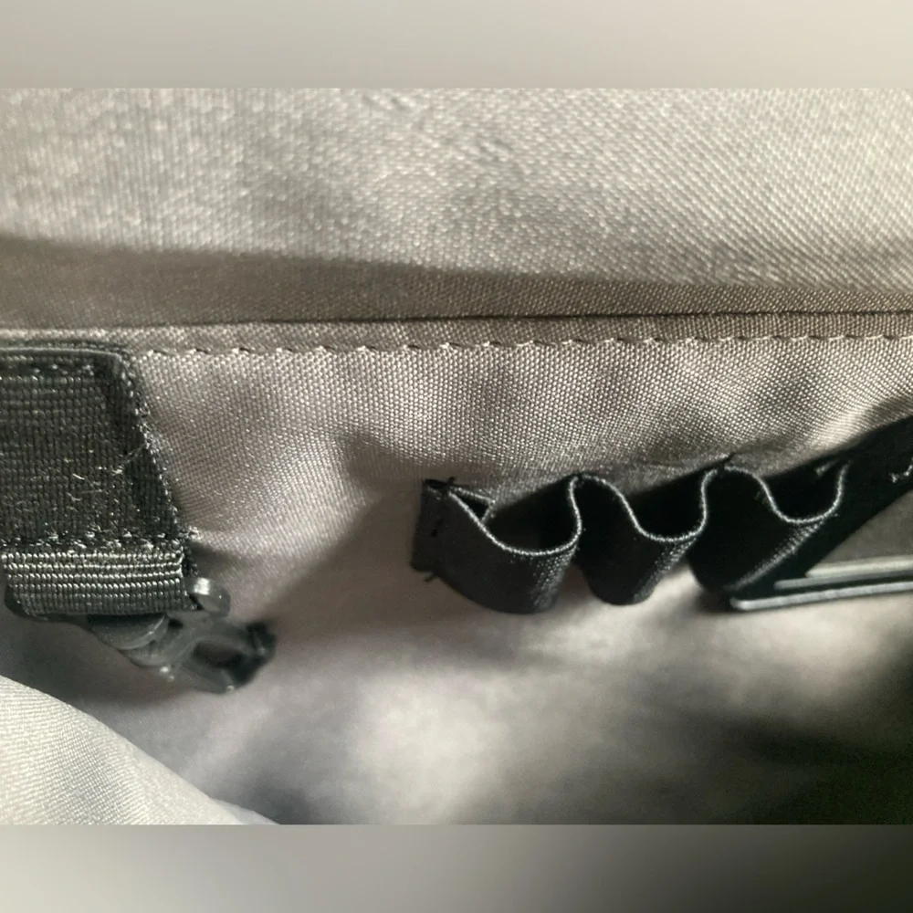 Tarsus Black Canvas Laptop Briefcase